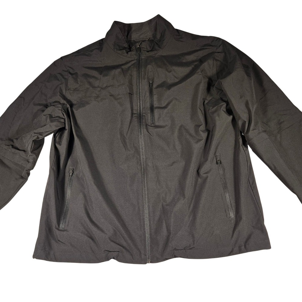 Walter Hagen 11 Majors Mens XL Black Full Zip Golf Jacket Windbreaker